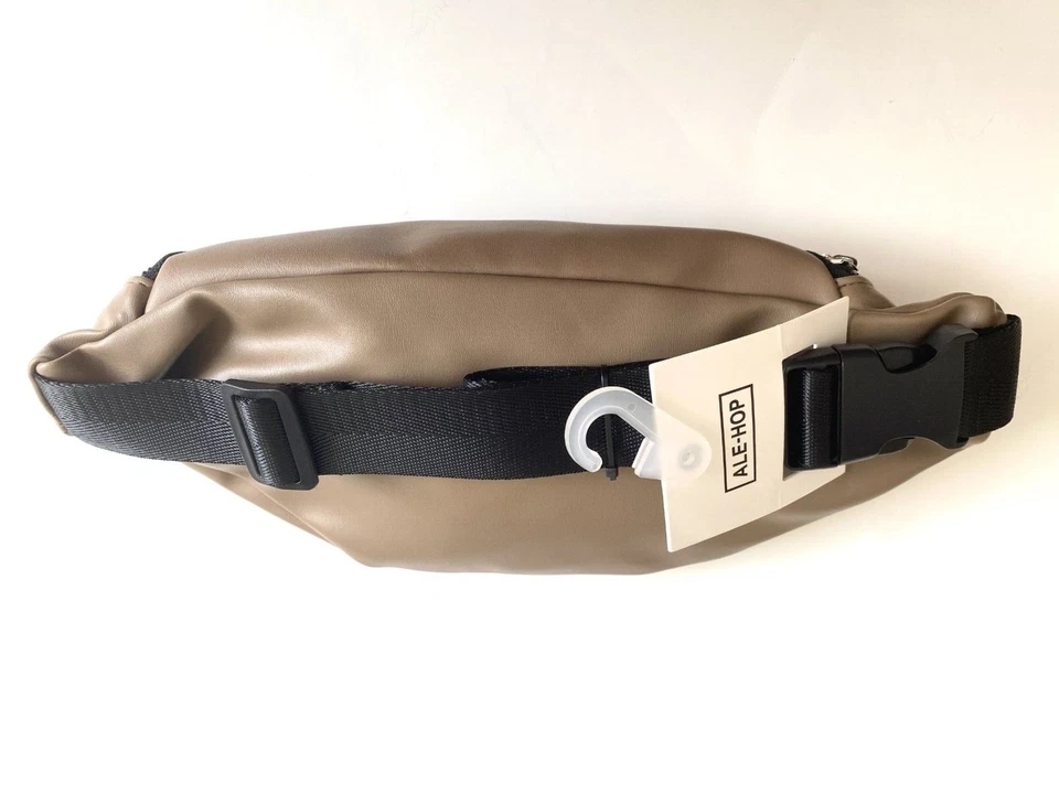 Ale-Hop bum bag/fanny pack faux leather exclusive limited edition brown RRP £40 - Image 2 of 4