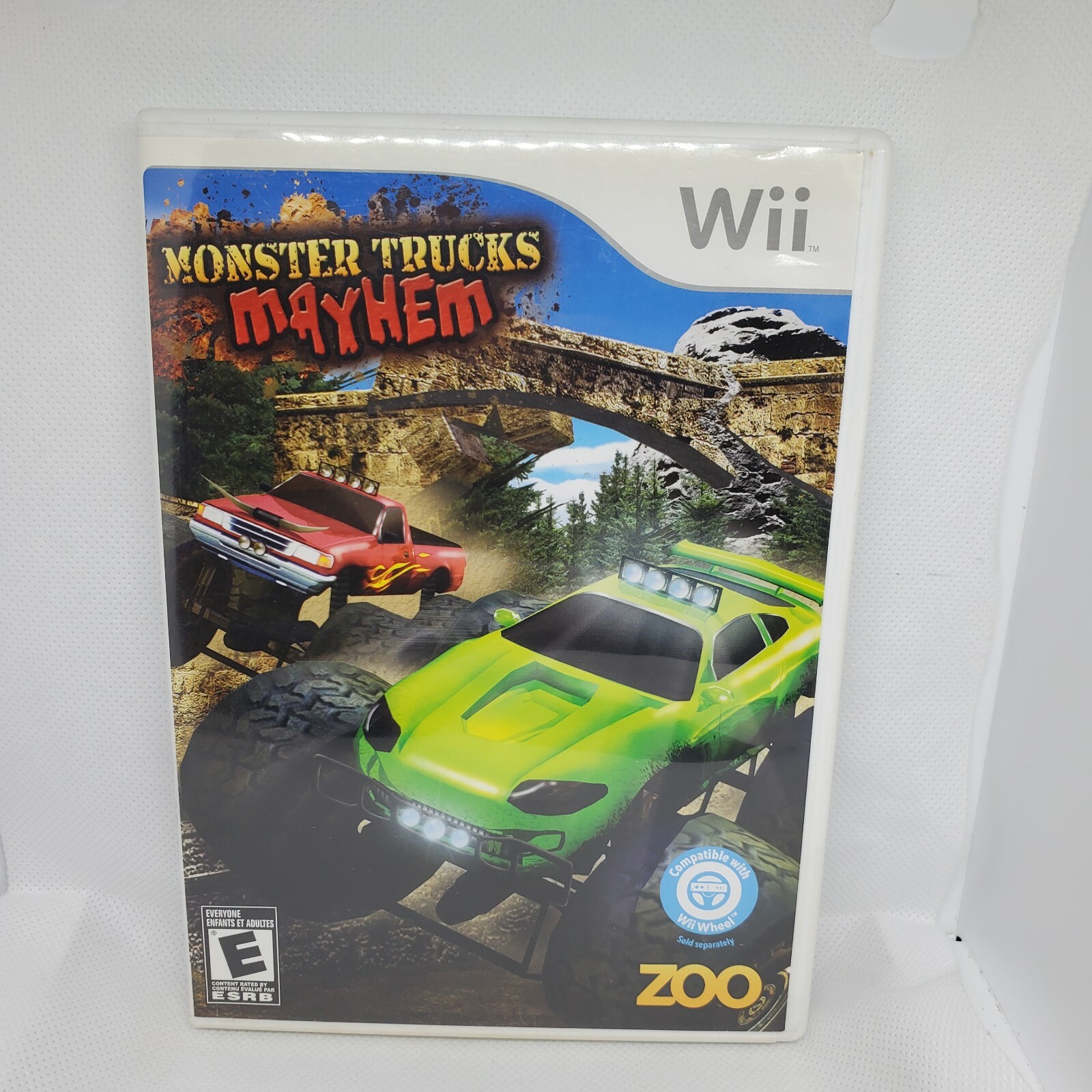 Monster Trucks Mayhem Nintendo Wii 2009 Zoo Racing Video Game No Scratches  802068102470 | eBay