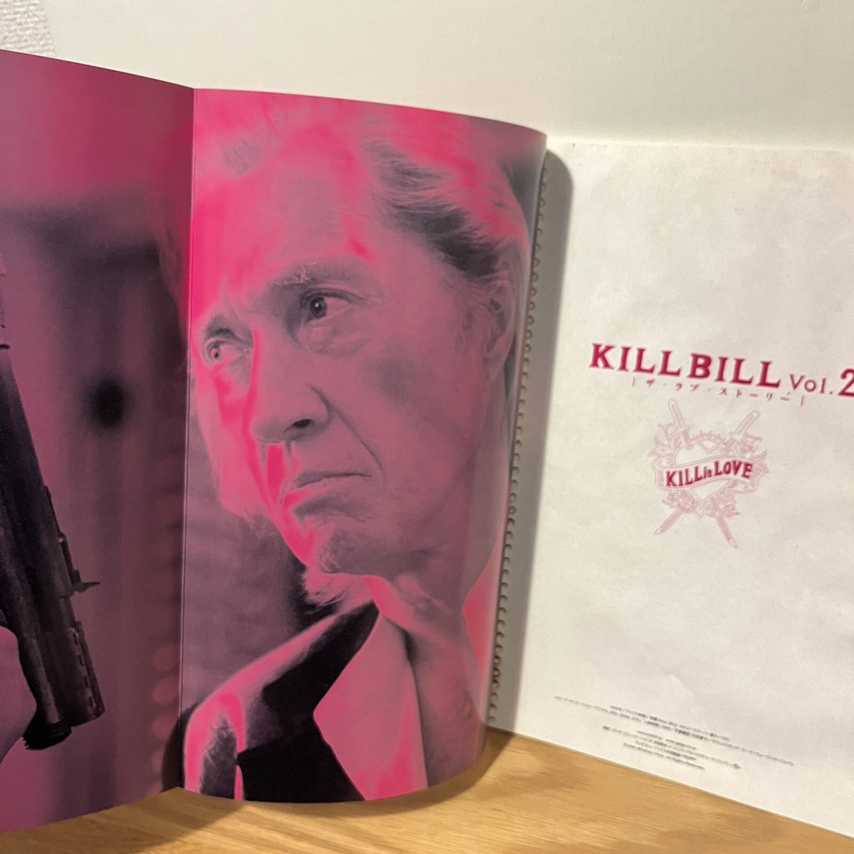 Kill Bill Vol.1 2 Lot2 Japan Movie Program Pamphlet Brochure