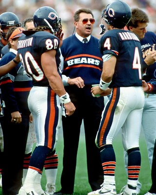 Mike Ditka CHICAGO BEARS UNSIGNED 8x10 