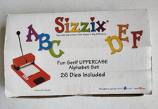 Sizzix Fun Serif Uppercase Alphabet Letters Set 26 Dies Complete