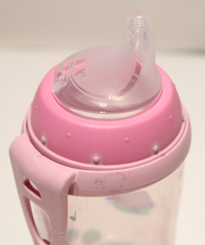 NUK Sippy Cup Active Cup Soft Spout Transition Pink 10oz 8+m - Picture 3 of 3
