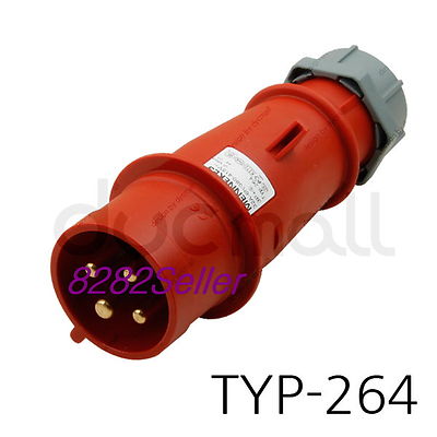 MENNEKES TYP 264 Part no.264 [IP44 400V 32A 3P+E] Screw terminals single body