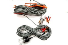 Lot of 2 Underwater Boat Lights in Waterproof Housings 12v