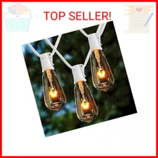 Afirst Outdoor String Lights 20FT with 22 Edison Bulbs Warm White Indoor Lights 