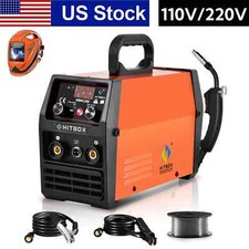 3 in1 MIG Welder Flux Core 110V &220V Inverter 120A ARC TIG MIG Welding Machine