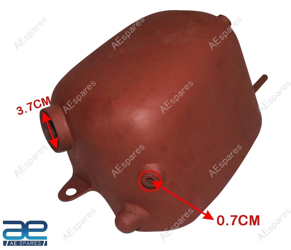 FITS FOR BSA A7 RIGID MODEL 1948 OIL TANK RAW STEEL view 2