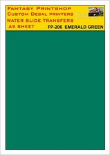 Adesivi Solido Colore A5 Acqua Scivolo Trasferimenti Modello Calcomanie Smeraldo