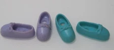 VTG TYCO RAINBOW COUSINS DOLL BALLET BOW FLAT SHOES-5-sies 5sies Fivesies Quints