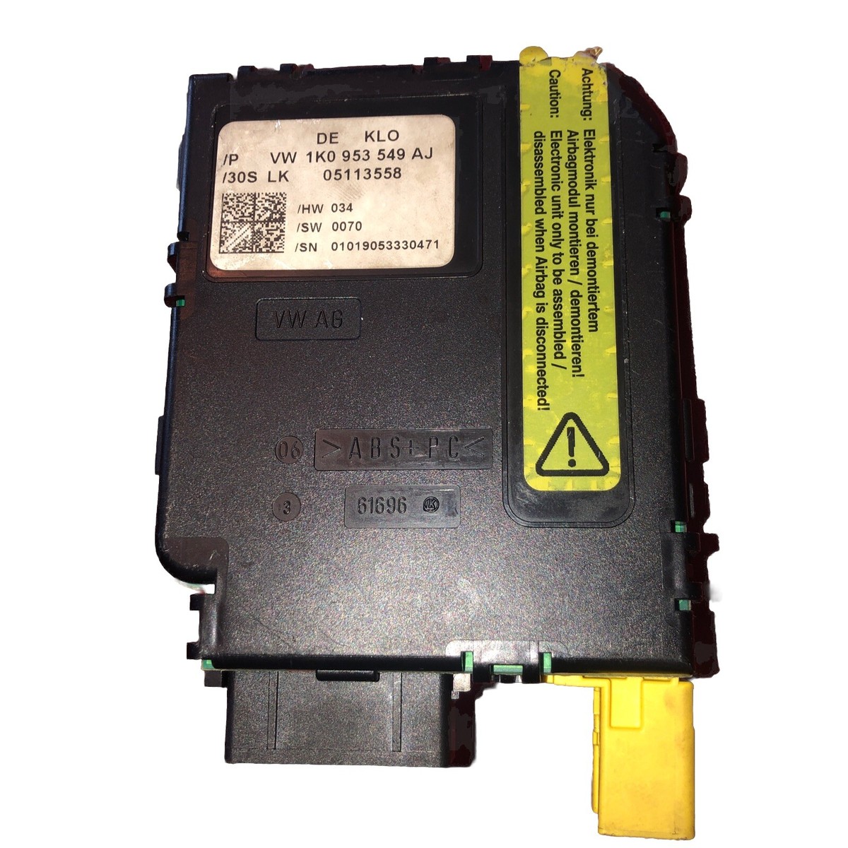 シド　TOUR 2013 COMPLETE BOX STEERING COLUMN CONTROL MODULE VW GTI JETTA RABBIT 2006-2008