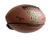 Wallniture Sporta Wall Mount Football Rack, Ball Holder Organization and Storage