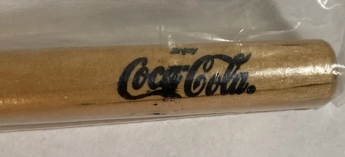 Vintage Enjoy Coca-Cola 8" Wood Baseball Bat Collectible Pen NIP ADVERTISEMENT