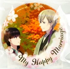 My Happy Marriage Tin Badge Kiyoka Kudou Miyo Saimori 【Direct from Japan】