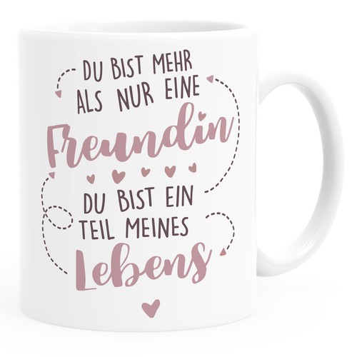 Geschenk-Tasse beste Freundin Du bist mehr als nur eine Freundin Du bist ein - Bild 4 von 7