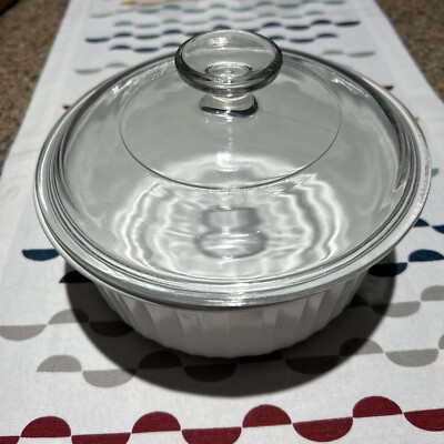 Corning Ware French White F-5-B Round Casserole