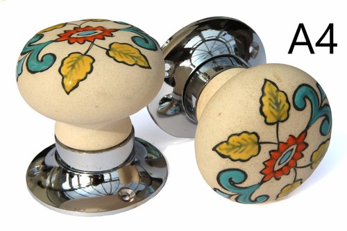 Ceramic and Glass Room Door Knobs Mortice Door Knobs Door Turners Shabby Chic - Picture 50 of 76