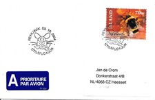 Iceland stamp commemorative 2004, Bumble Bee