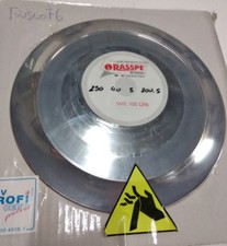 LAMA ACCIAIO per AFFETTATRICE OMAS 250 - 40 - 3 - 200 h. 11 CON RIALZO ST 100CR6