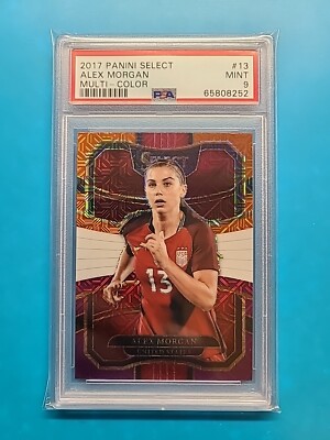 その他 panini select Morgan 2017-18 Panini Select Prizm ALEX MORGAN #13 Multi-Color USWNT PSA