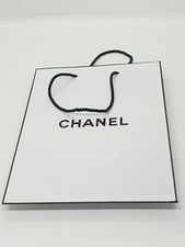 CHANEL Weiß & Schwarz Geschenk Einkaufstasch...