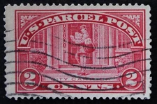 U.S. Used Stamp Scott #Q2 2c Parcel Post, Jumbo. Wave Cancel. Choice!