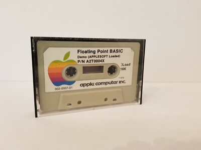 APPLE II RARITÄT Spielkassette Applesoft IIa / Floating point BASIC von 1978!!! 