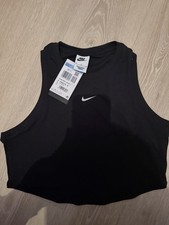Nike Damen Trägershirt Crop Top schwarz M Ra...