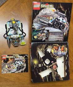 Lego System Rock Raiders Chrome Crusher 4970 mostly built includes instructions 