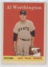 1958 Topps Al Worthington #427 0s4
