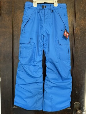 Blue 686 Boys Infinity Cargo Insulated Pants Sz M Youth