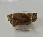 "Alaska" Pewter Figurine of Miner & Pine Tree On Amethyst Crystal Geode — photo 3
