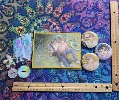 Wandering Wolves Form a Pair Wu Zhe bundle set danmei bl acrylic can badge