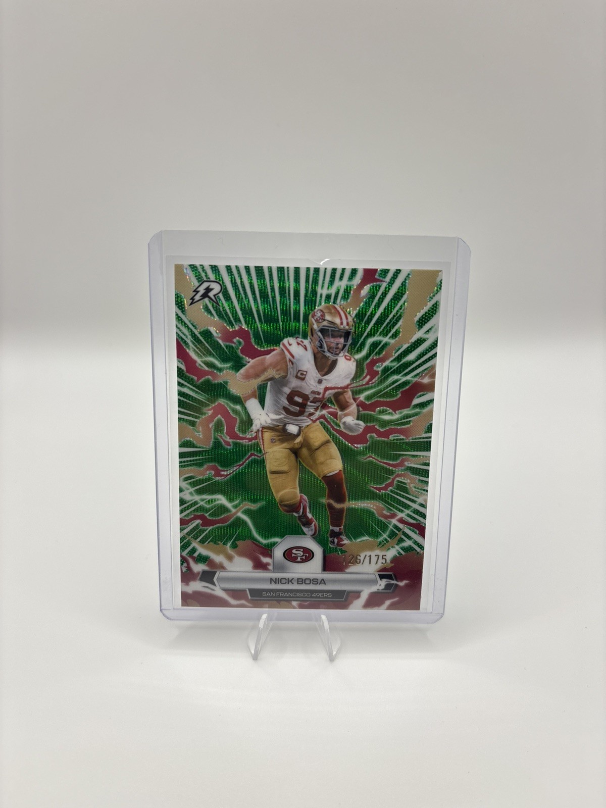 2025 Topps Resurgence Nick Bosa Green Surge /175 49ers