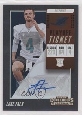 2018 Panini Contenders Playoff Ticket 36/99 Luke Falk #289 Auto pe8