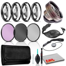 43mm Essential Accessory Kit with Close Up Lens Set, Telephoto Lens, and More