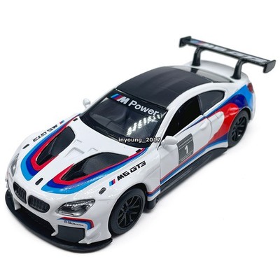 1:44 Scale M6 GT3 Model Car Diecast Toy Cars Boys Toys for Kids Gifts White