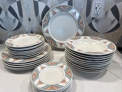 Mikasa Intaglio CAC24 Santa Fe Dinner Salad Bread Plates Soup Bowls U Pick