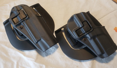 2 X Blackhawk Close Quarters Concealment CQC Holster Right Hand Black 2100270 