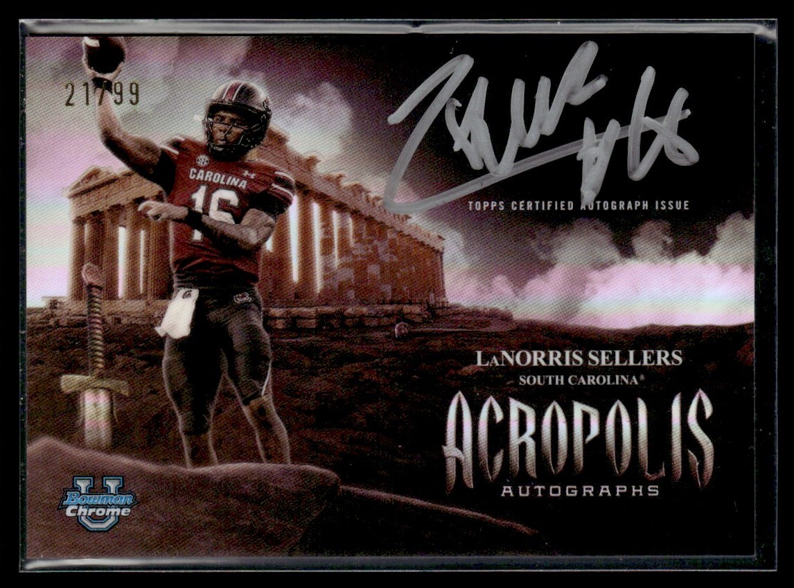 2025 Bowman U Chrome Acropolis Silver Ink Auto LaNorris Sellers /99 #AA-LS
