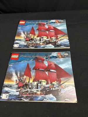 Lego 4195 Pirates of the Caribbean Instruction Baunaleitung Queen Anne's Revenge