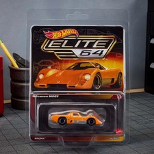 Hot Wheels Elite 64 McLaren M6GT Orange w/ Opening Engine Bay