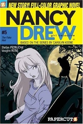 THE FAKE HEIR (NANCY DREW GRAPHIC NOVELS: GIRL DETECTIVE By Stefan Petrucha VG