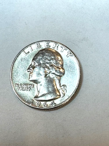 1964 P Washington Silver Quarter 90% Silver VF Condition