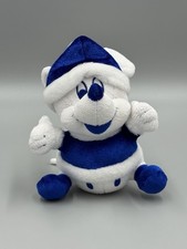 Disney Mickey Mouse Azul Blanco Navidad Beanbag Peluche 6” Muñeco de Peluche