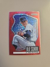 2022 Panini Prizm Old School Red Donut Circle 49/99 Nolan Ryan #OS-1 HOF 