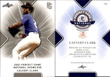 CALVERT CLARK 2021 LEAF PERFECT GAME 