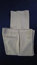 Vintage Levis Action Slacks Pants Mens 34 Light Khaki Dress Trousers 80s Office