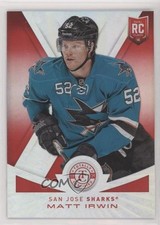 2013-14 Totally Certified Rookie Mirror Platinum Red 14/25 Matt Irwin #218 0s3