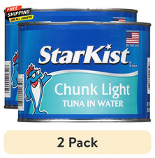 (2 Pack)  Chunk Light Tuna in Water, 4Lb 2.5Oz Can ✌️👍