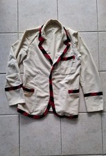 1920s 1930s Cambridge Ivory Bespoke Boating / University Jacket by Bodger & Co